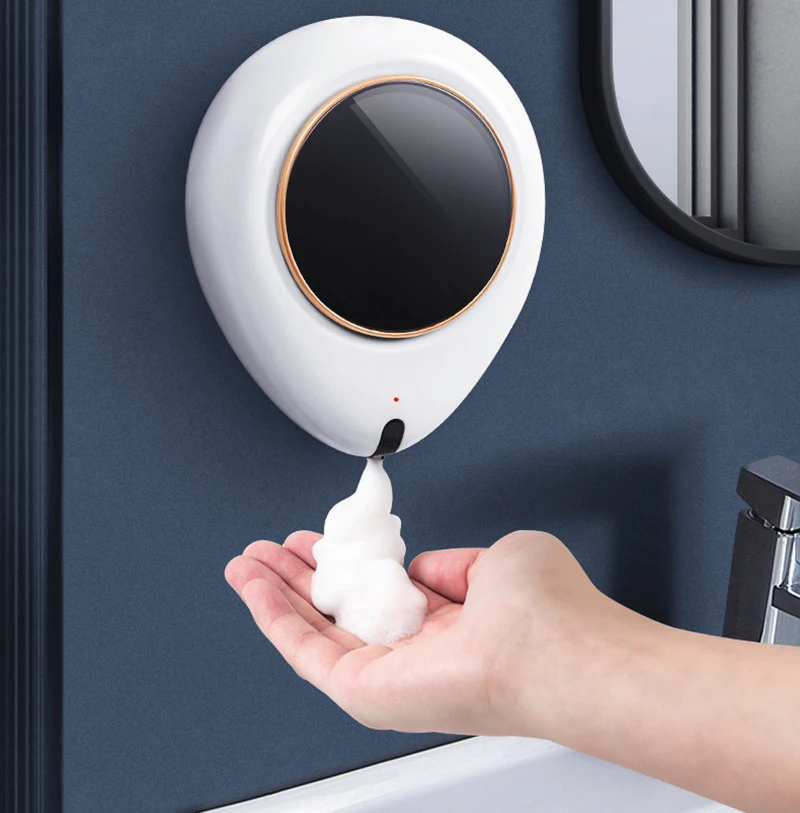 

300ml Wall Mounted Automatic Liquid Soap Dispenser Kitchen Bathroom Touchless Infrared Sensor Foam Machine Hand Washing