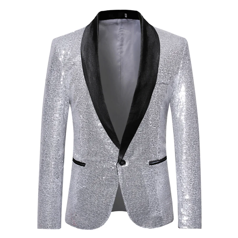 Elegant Jacket Male 2023 New in Fashion Casual Business Swallowtail Host Stage Dress Blazers Men's Formal Party Wedding Blazer
