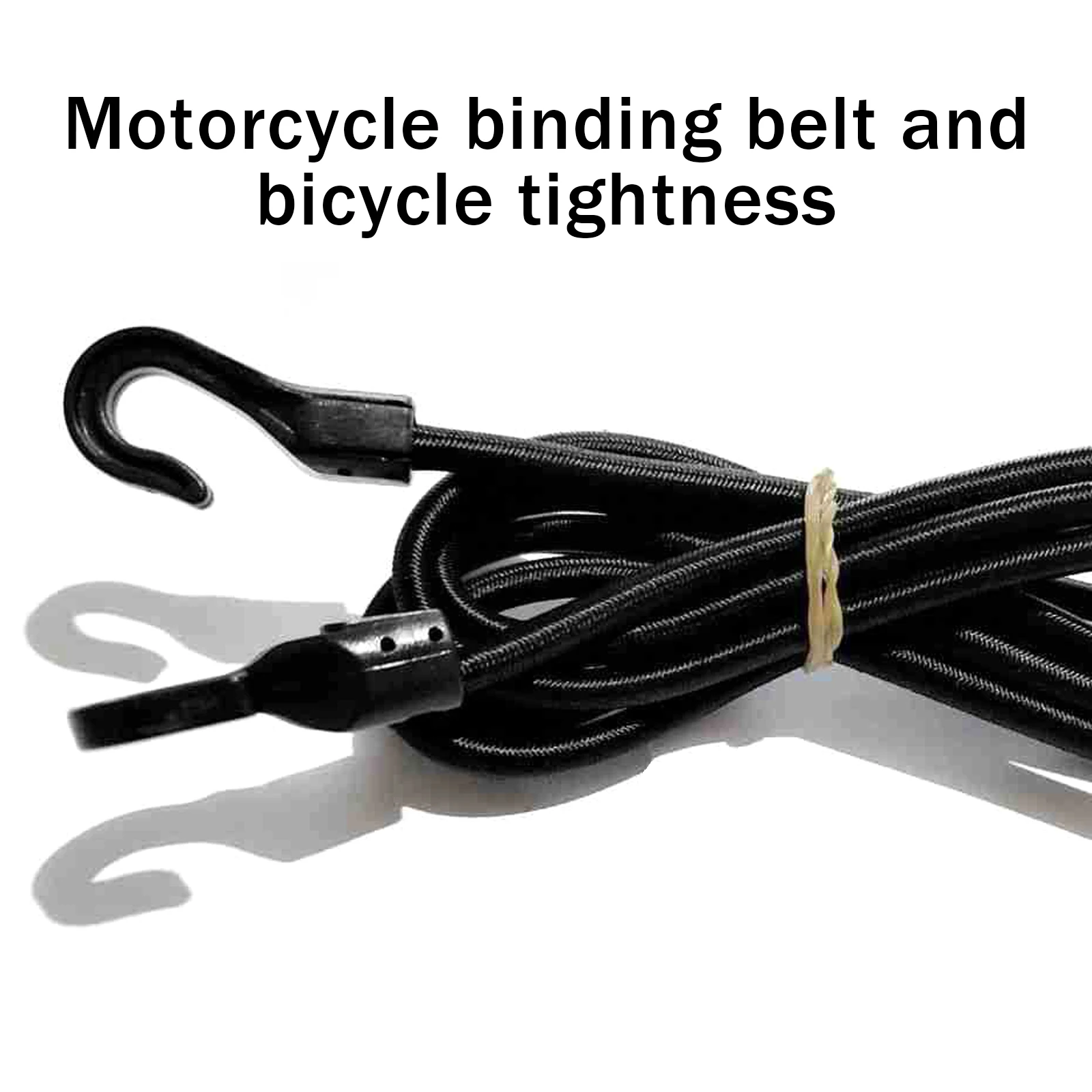 Motorcycle luggage rope 1m Heavy Duty Elastic Bungee Shock Cord Strap Stretch Plastic Hook car motorcycle luggage tent kayak boat canoe bikes rope tie