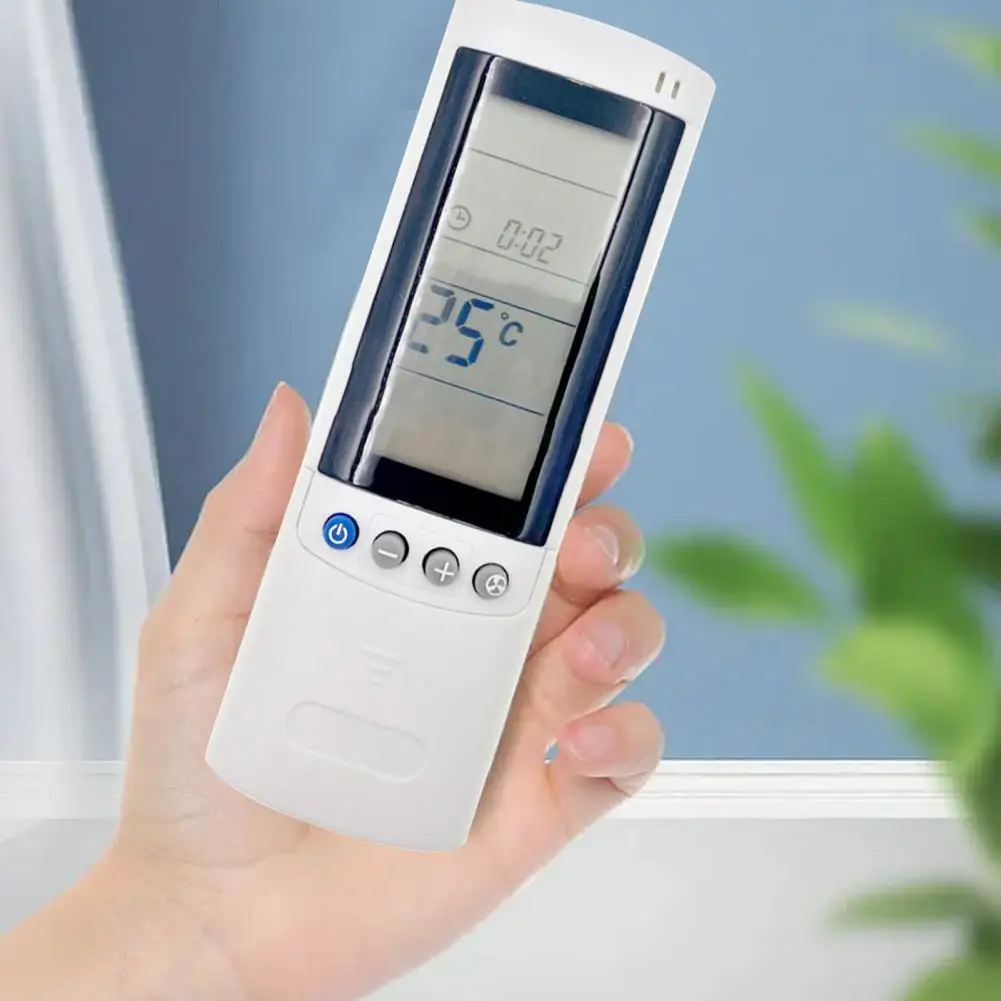 

Air Conditioner Remote Control Compact Professional ON/OFF Clear LCD Screen Remote Control