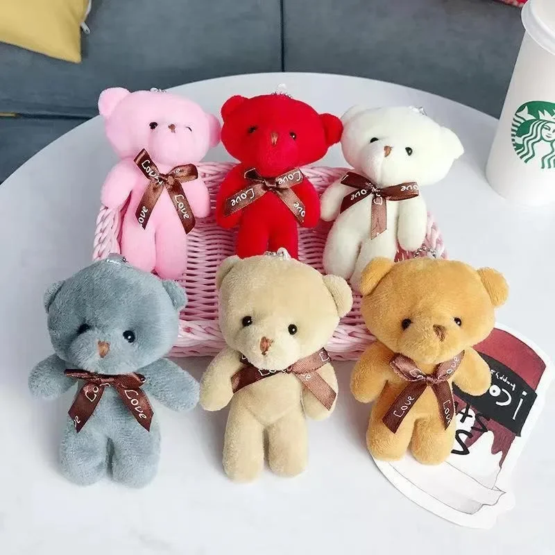 

12 см Kawaii мягкая искусственная плюшевая подвеска Кролик брелок DIY Безделушка детские мягкие игрушки животные сумка автомобильные аксессуары