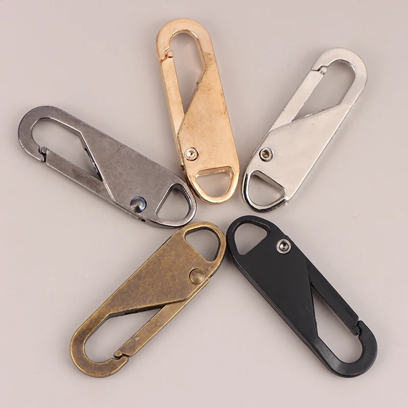 10Pcs DIY Sewing Craft Zipper Slider Puller Zipper Repair Kit Replacement For Broken Buckle Travel Bag Suitcase Head zipper repair kit,zipper pullers,zipper sliders,zipper heads