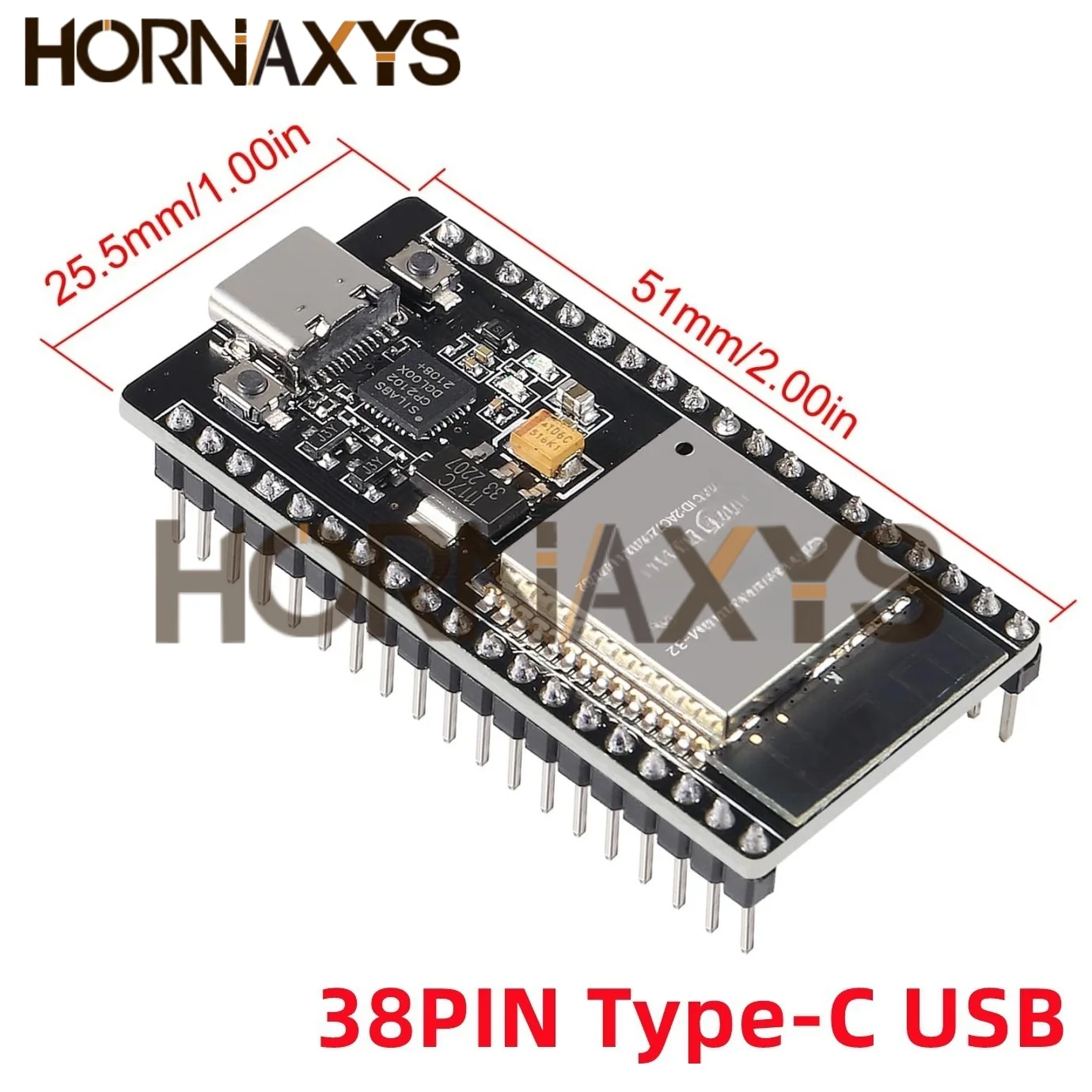 ESP32 Development Board Type-C CP2102 WIFI Bluetooth Module Dual Core Wireless Module ESP-WROOM-32 Expansion Board 38Pin 1-10PCS development board