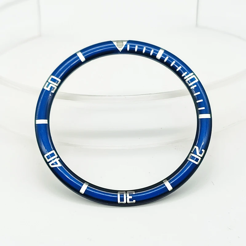Premium 38mm Diver Watch Bezel Insert - Aluminum Resin Bezel Ring Spare Part