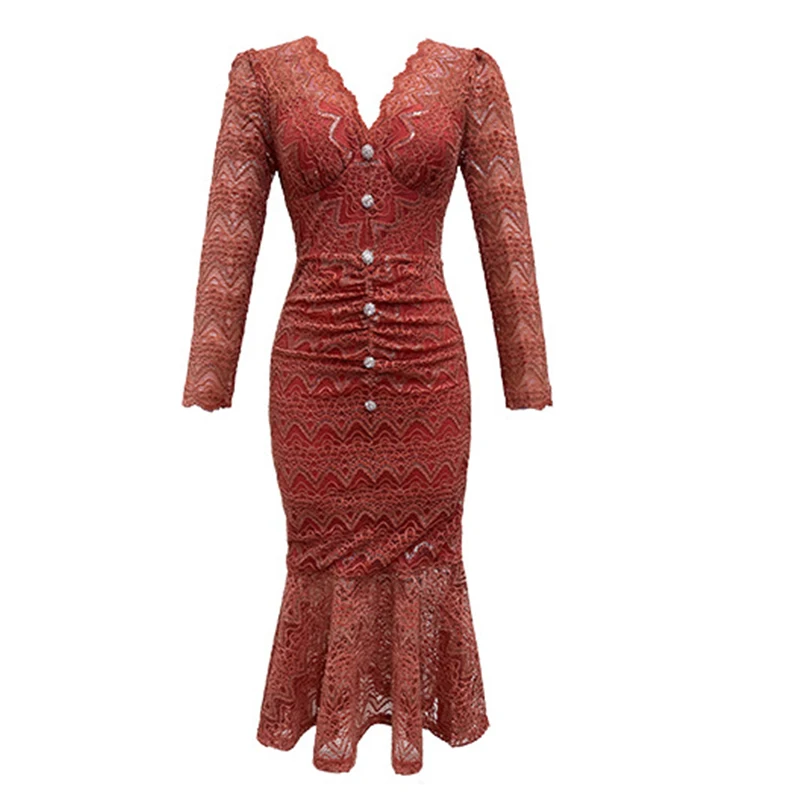 ربيع أنيقة الجنية ماكسي فساتين للنساء الوردي شير ا...