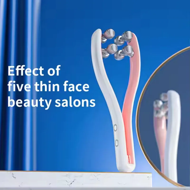 Face Lifting Roller Facial Massager Y Shape Lifting Facial Massager Chin Lift Up Home Use Beauty Instrument Skin Care Tool