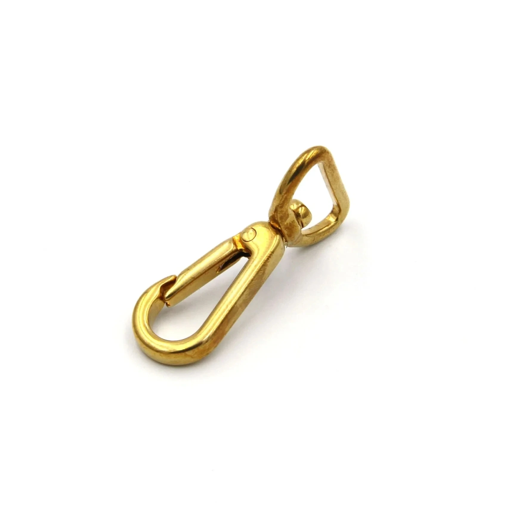 

Gold Snap Hook Japanese Style Brass Swivel Clasp Clip 20mm
