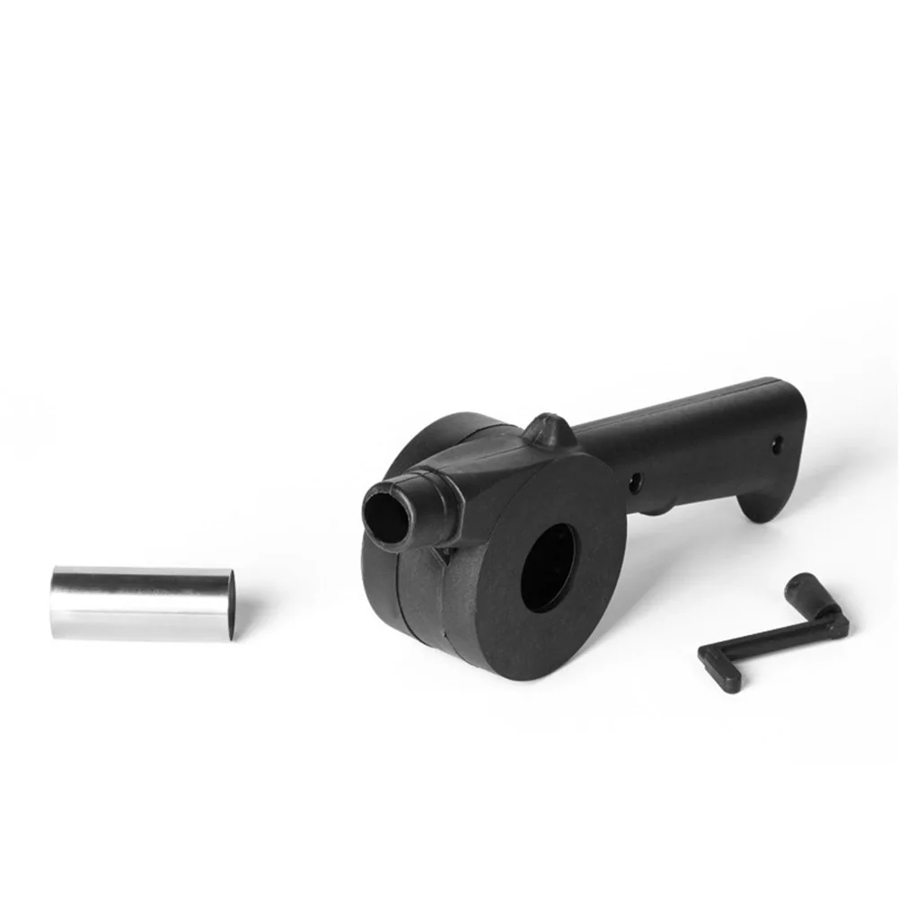 Hand Cranked Blower Lightweight Manual Barbecue Fan Multi-function Charcoal Coal Starter Fan Barbecue Accessories