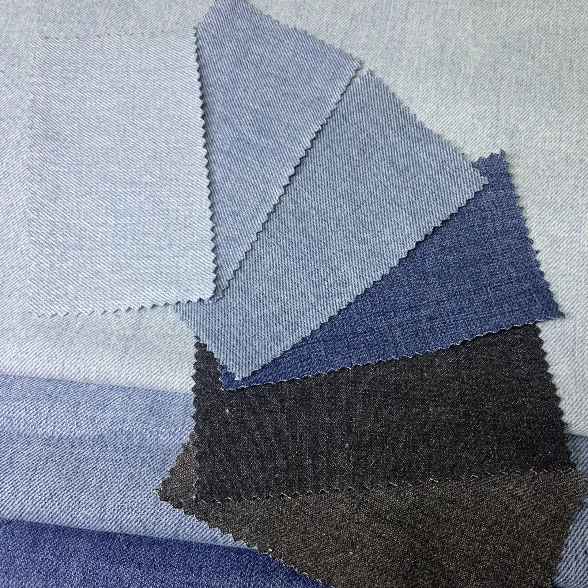 Thickened Washed Outwear Denim Fabric Pure Cotton Non-Elastic Clothing And Shoe Material without Washing Required