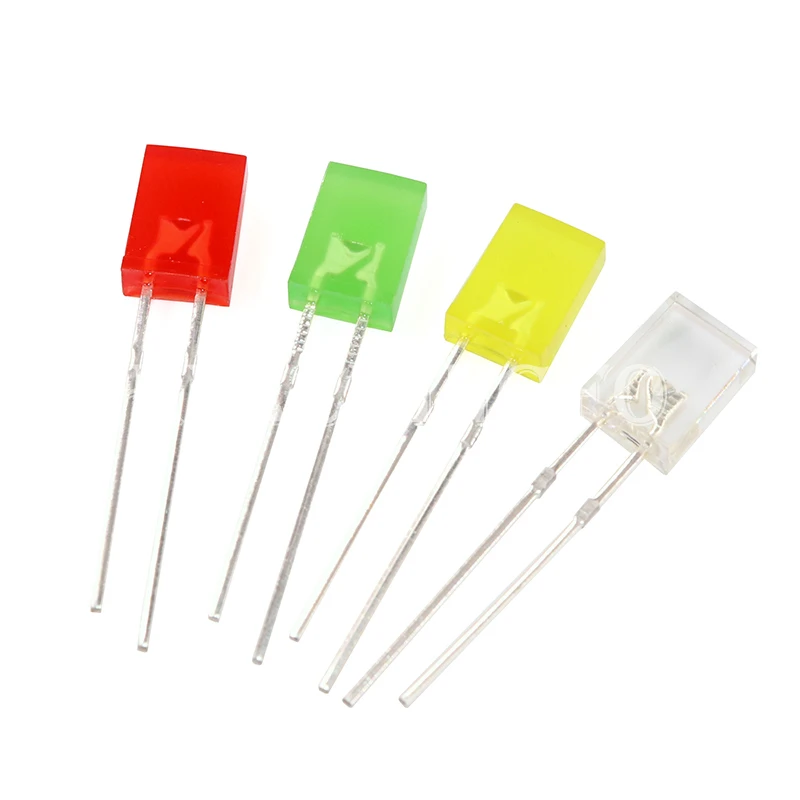 High Brightness 2*5*7/2*3*4 Square LED light-emitting diode lamp bulb 2x5x7/2x3x4 White Yellow Red Green Blue Electronic DIY Kit