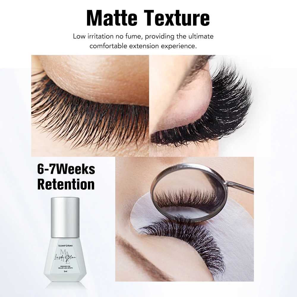 Gollee 0.5-1s Dry Long Lasting Glue Adhesive Matte Lash Primer Eyelash Extensions Deep Clean Primer Glue Oil proof Lash Supplies 6