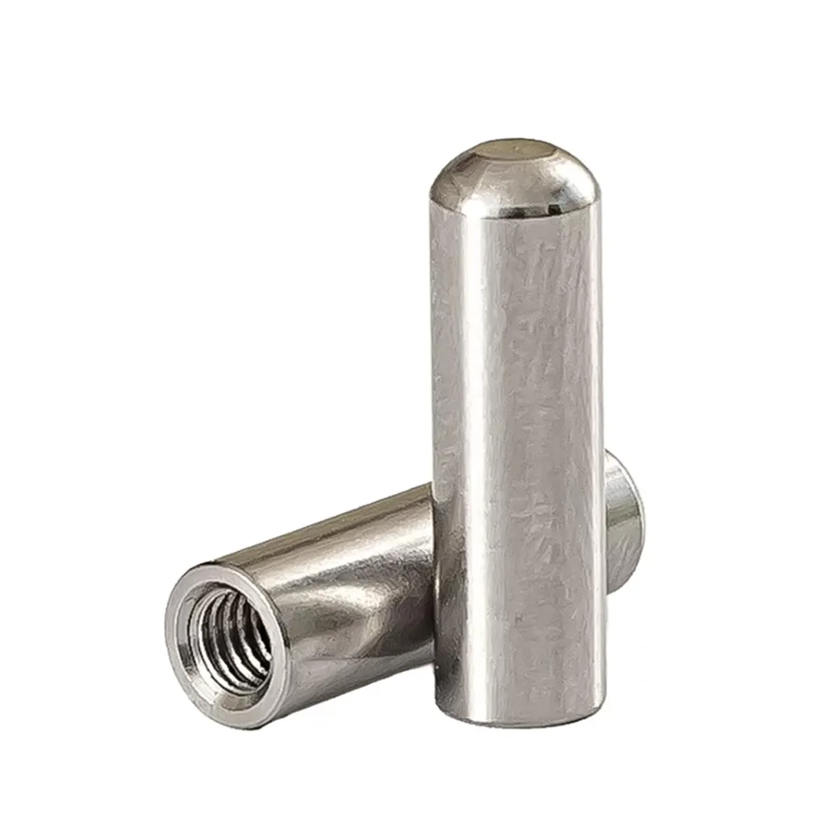 M2M3M4M5M6M8 Stainless Steel One Head Round Head Guide Pillar Cylindrical Pin Internal Thread Perforated Pin Positioning Pin