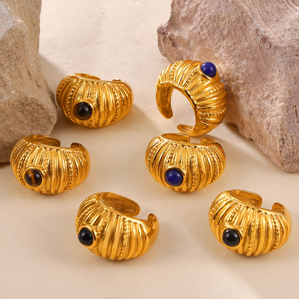 Glamour Edelstahl Ringe Für Frauen Trendy Neue frauen Ring Luxus Schmuck Frau Hochzeit Geschenk – Detail 9
