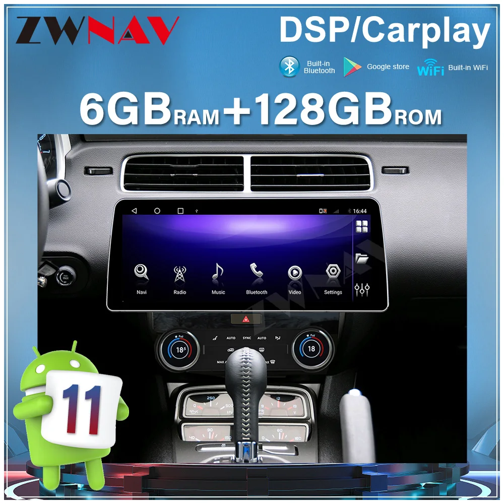 

For Chevrolet Camaro 2010-2015 Tesla Style Android Car GPS Navigation Multimedia Player Car Radio Head Unit Player