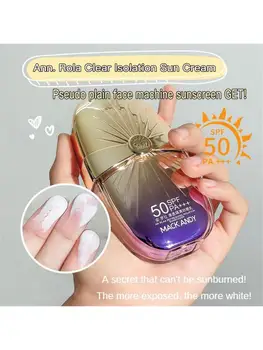 Heallor SPF 50+ Sunscreen Cream For Summer Facial Skin Care Block Isolation Lotion Sunscreen With Blue-Light Protection For Heal - Thumbnail 8