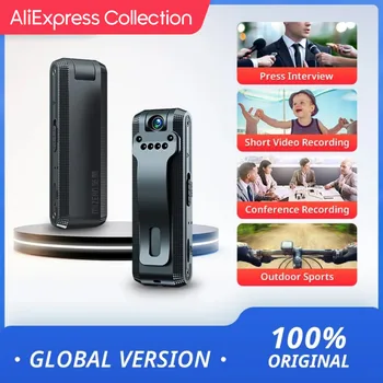 AliExpress 컬렉션 MiZEAN 미니 카메라, 풀 HD 1080P 마이크로 바디 캠코더, 나이트 비전 DV 비디오 음성 녹음기, 180 회전