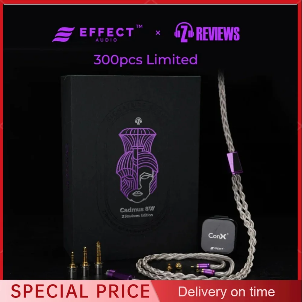 

Effect Audio × Z Review 10th Anniversary Cadmus 8W Limited Edition Earphone Cable Professional Stage Studio Audiophile IEM Cable