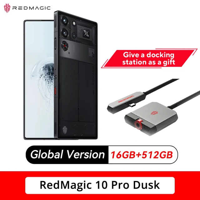Global Version RedMagic 10 Pro 24GB 1TB 5G Gaming Phone 6.853
