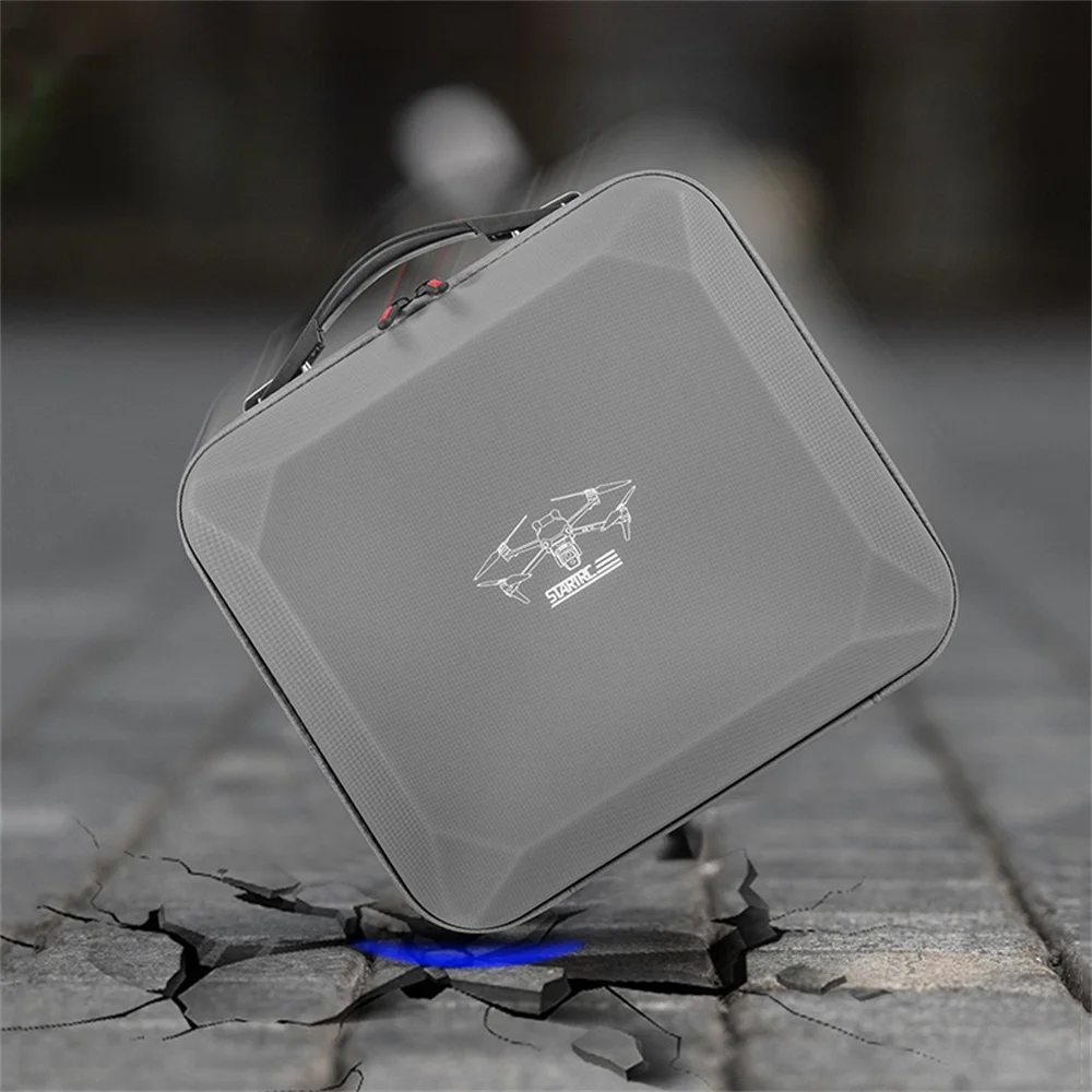 Carrying Case For DJI Air 3S Camera Accessories Portable PU Storage Protective Bag Travel Case Handbag Shoulder Bag All-In-One
