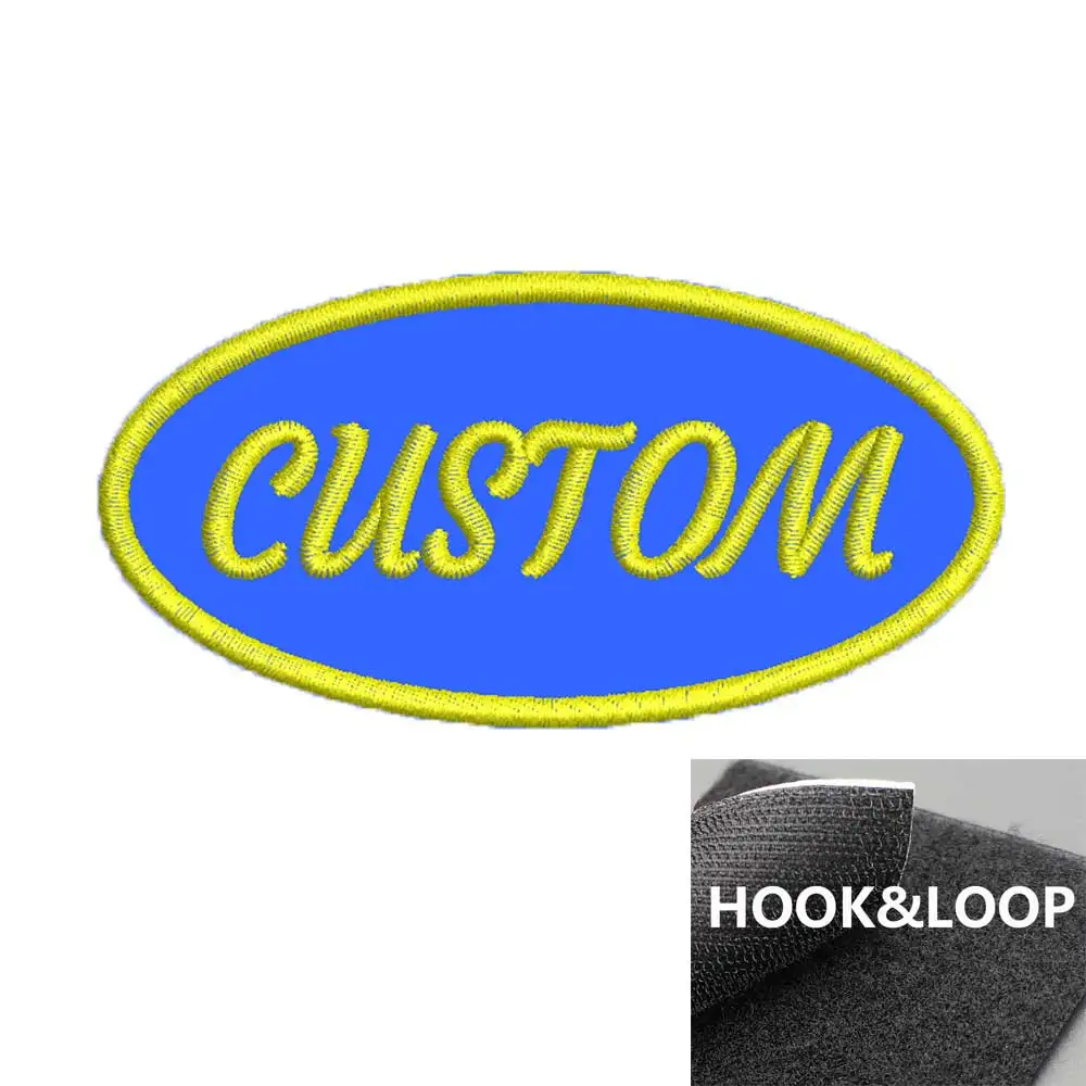 2 Piezas Parche Bordado Personalizado Con Etiqueta De Nombre De