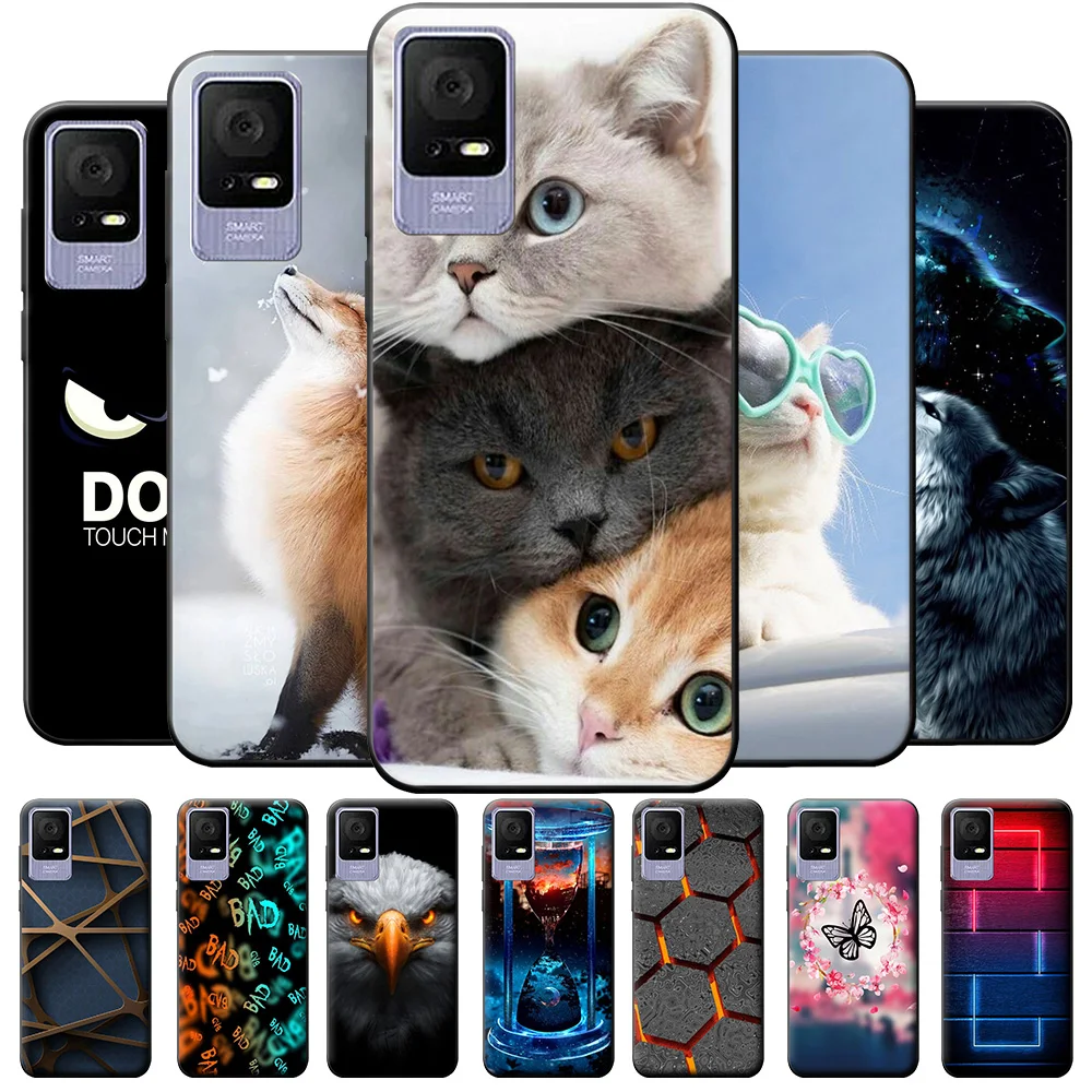 Per Tcl 405 Custodia Tcl 406 Silicone Lovely Cartoon Fashion Phone Case Per Tcl 408 Cover Posteriore Protettiva Per Tcl 405 Protect Fundas
