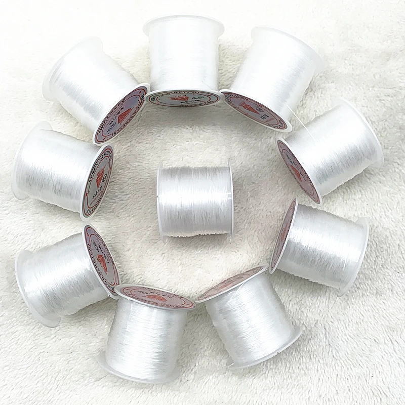 1roll0208mmTransparentNonStretchFishingLineWireNylonString