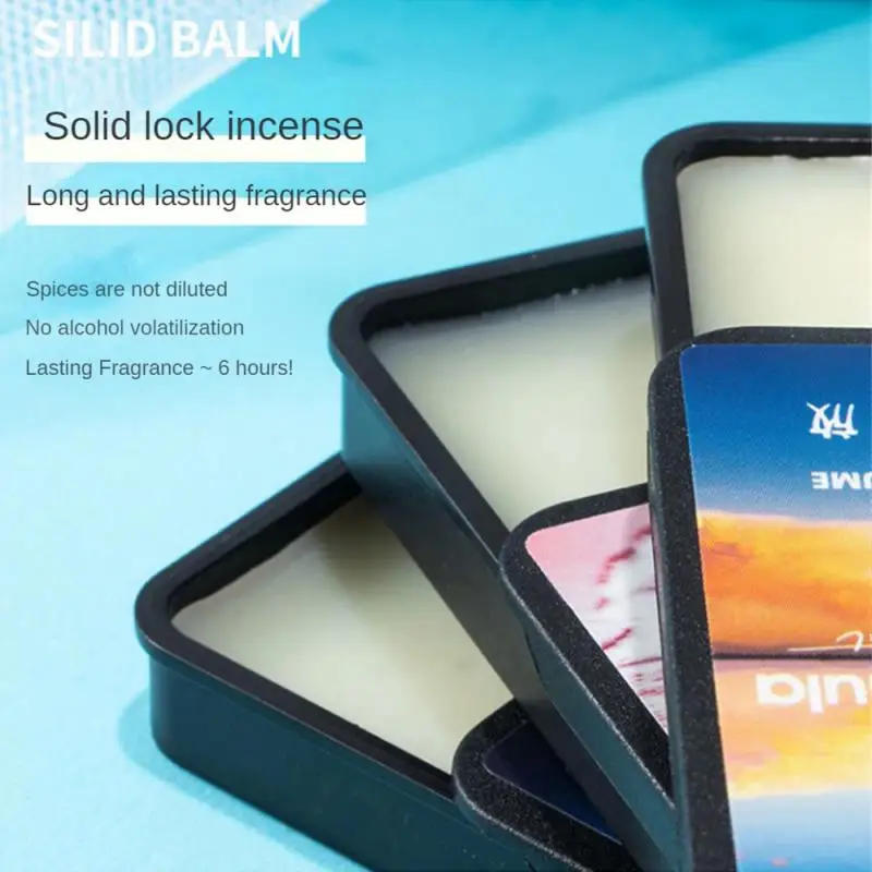 Solid Perfume Set Natural Long Lasting Solid Perfume Portable Pocket Pheromones solid perfume