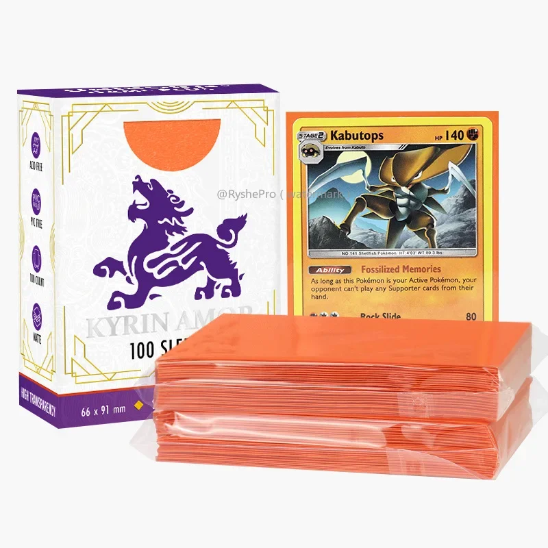 TCG-Kartenhüllen, perfekte Passform, Hüllen für PKM MTG, Innenkartenhüllen in Standardgröße, Deckkartenschutz für TCG YGO-Sportkarten – Detail 11