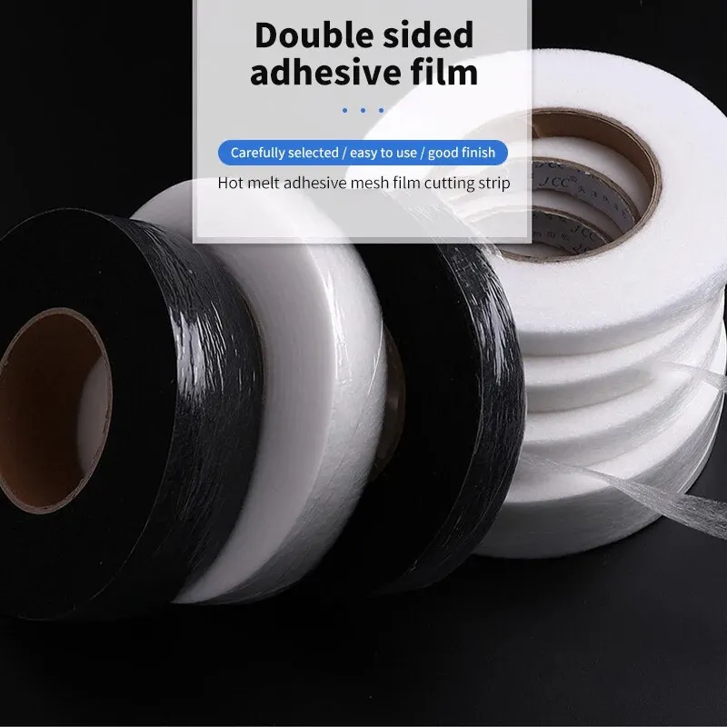 Double Sided Non-woven Lining Adhesive Hem Tape Lined Adhesive Mesh Film DIY Sewing Accessories adhesive hem tape