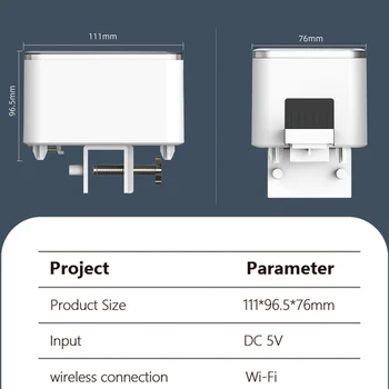 Automatic Feeder WiFi Remote Aquarium Goldfish Feeder 100ML Large Capacity Smart Timing Fish Feeder APP