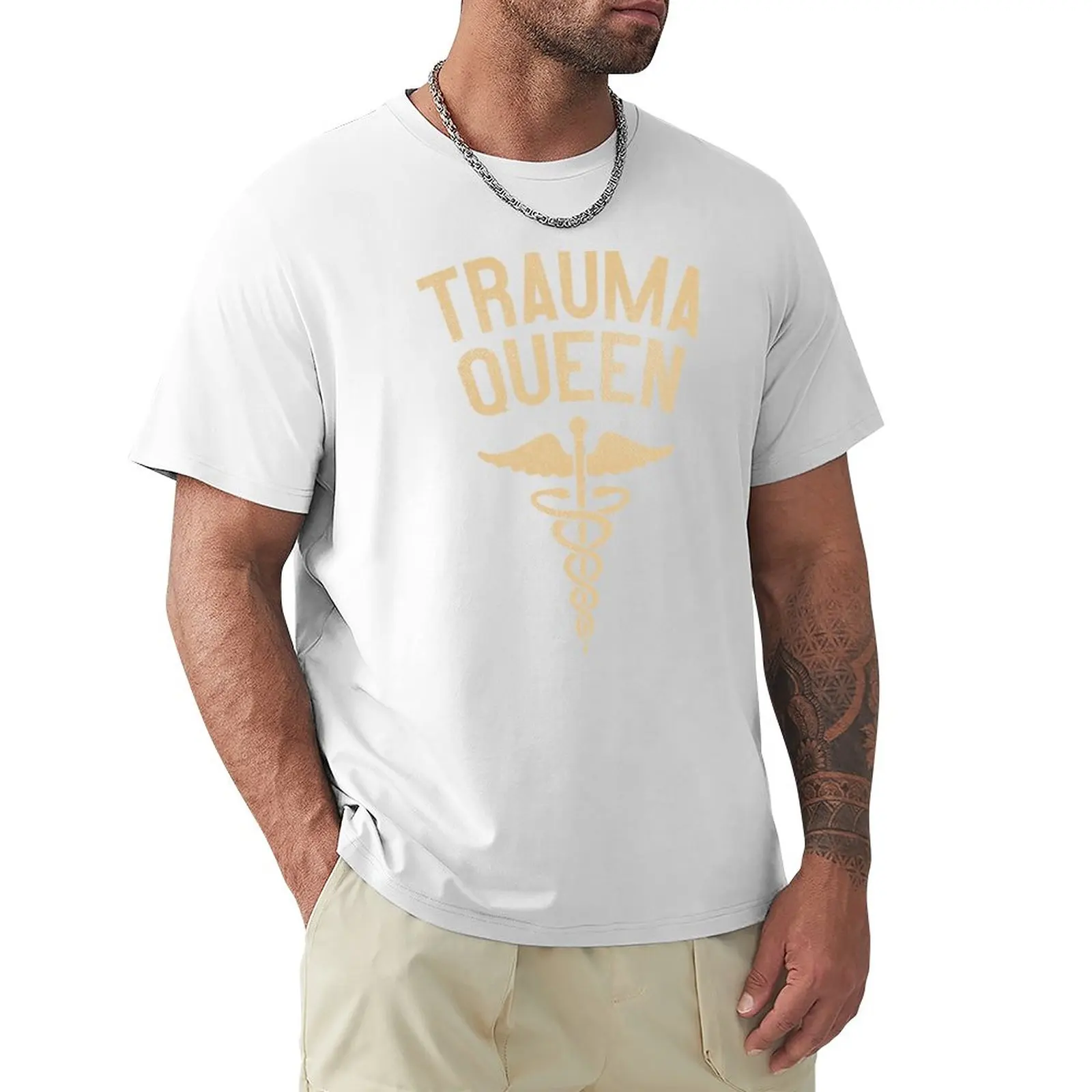 

Trauma Queen T-Shirt hippie clothes customizeds customs mens cotton t shirts