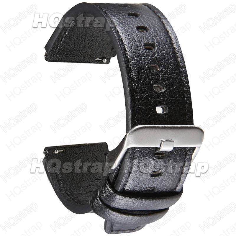 Premium 22mm Waterproof Leather Sport Wristband Replacement