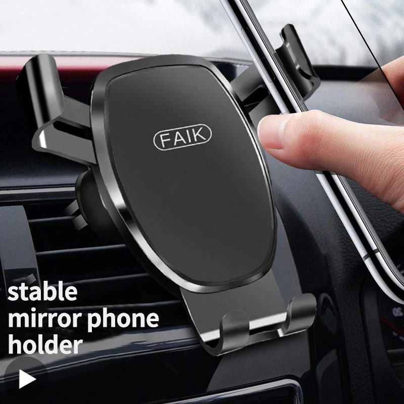 Support Car Phone Holder Mobile Cell Stand Smartphone Vehicle Accessories  For IPhone Cellphone Auto In Mount Portable Telephone