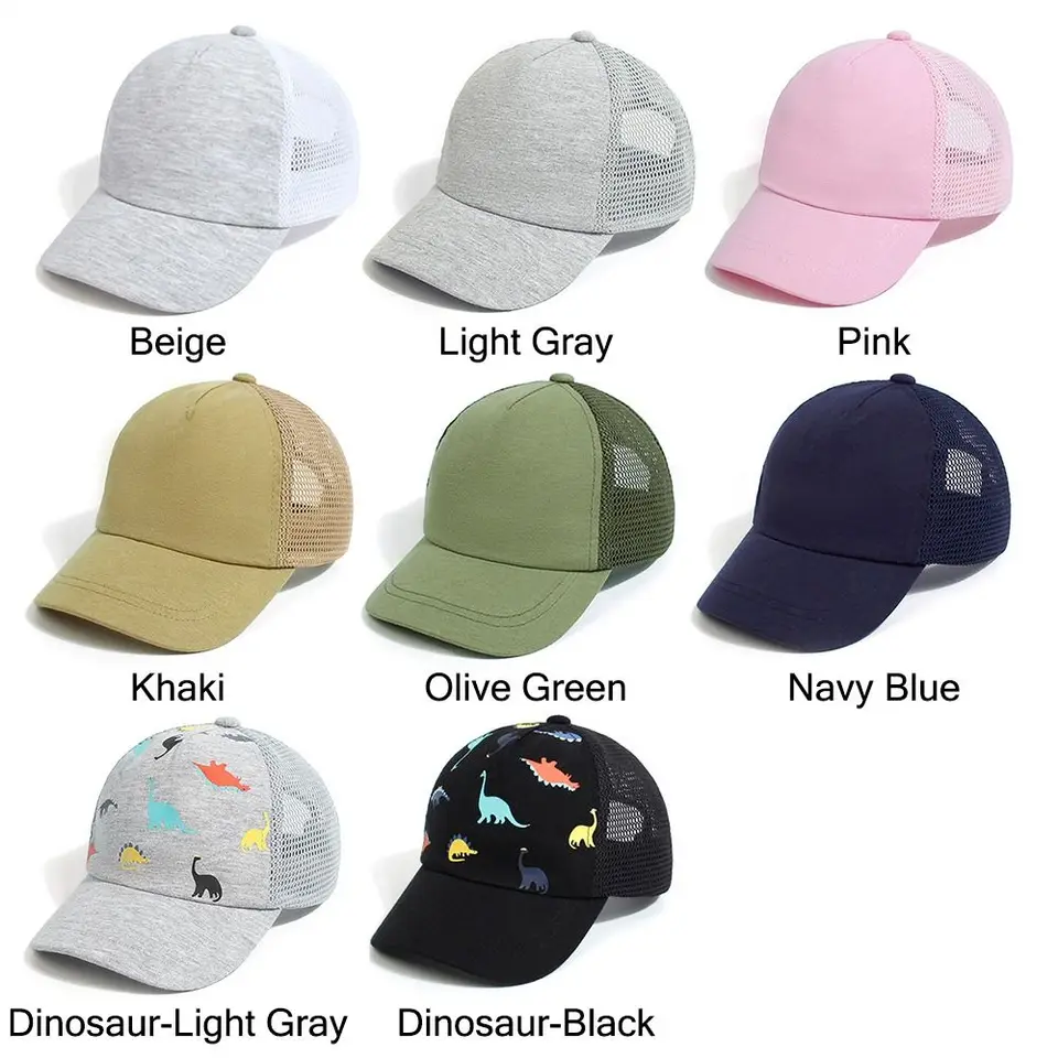 thumbnail image 2 of Toddler Hat Kids Baseball Cap & Sunglasses Set - Adjustable Sun Hat With 100% UV Protection Adjustable Baseball Cap And Sunglasses Set UV Protection 2 of 9