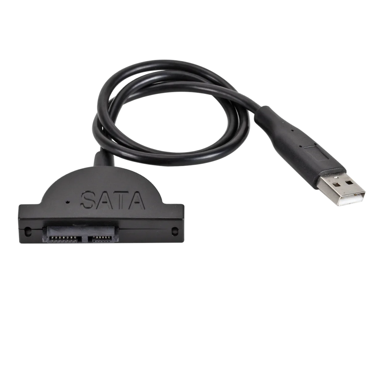 PzzPss USB 2.0 to Mini Sata II 7+6 13Pin Adapter For Laptop CD/DVD ROM Slimline
