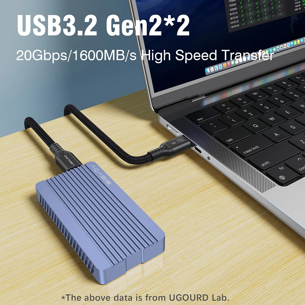 Premium High-Speed USB C to C Cable with 240W Fast Charging and 4K Support