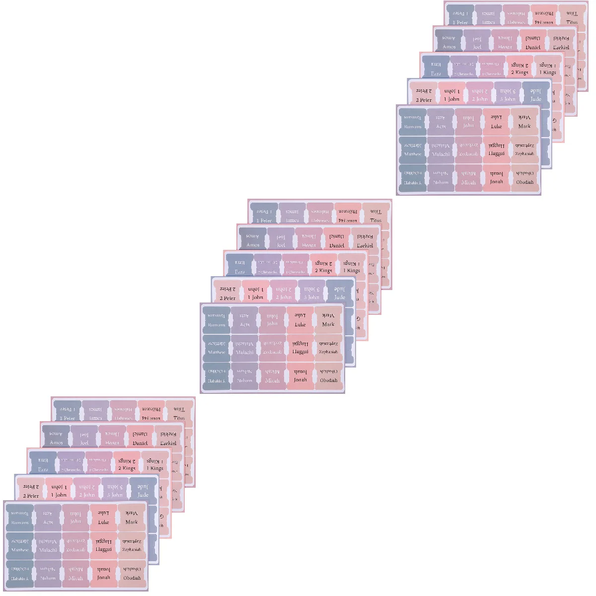 

15 Sheets Bible Tabs Bible Index Tabs Bible Chapter Tabs Bible Book Tabs Bible Tabs For Women Study Bible