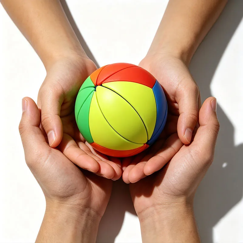 YJ Yeet Ball 큐브 구형 스피드큐브 Cubo Magico 두뇌 티저 문제 해결 장난감 집중력 및 인내심 훈련 교육용 선물