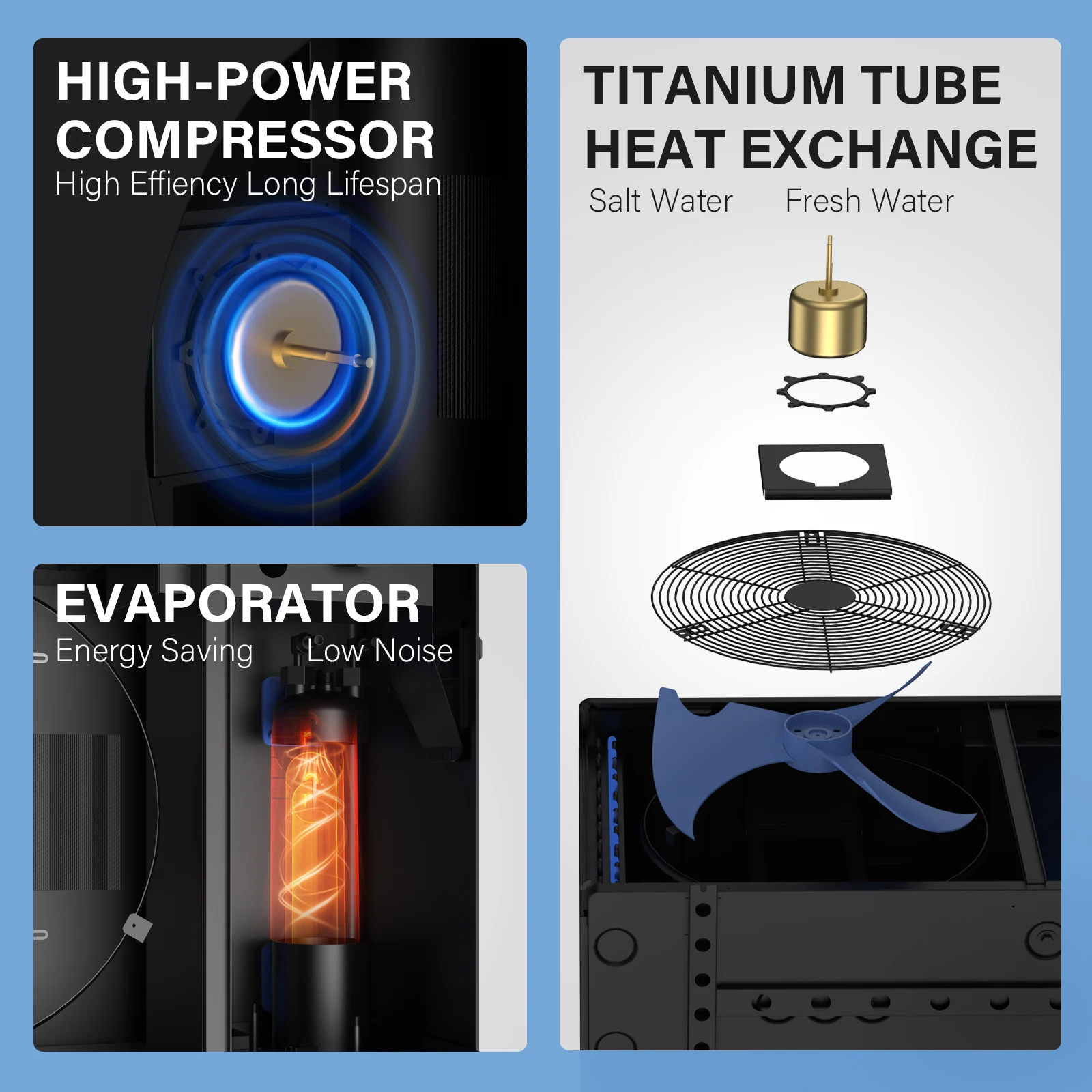 30000 BTU Above Ground Swimming Pools Heater 5