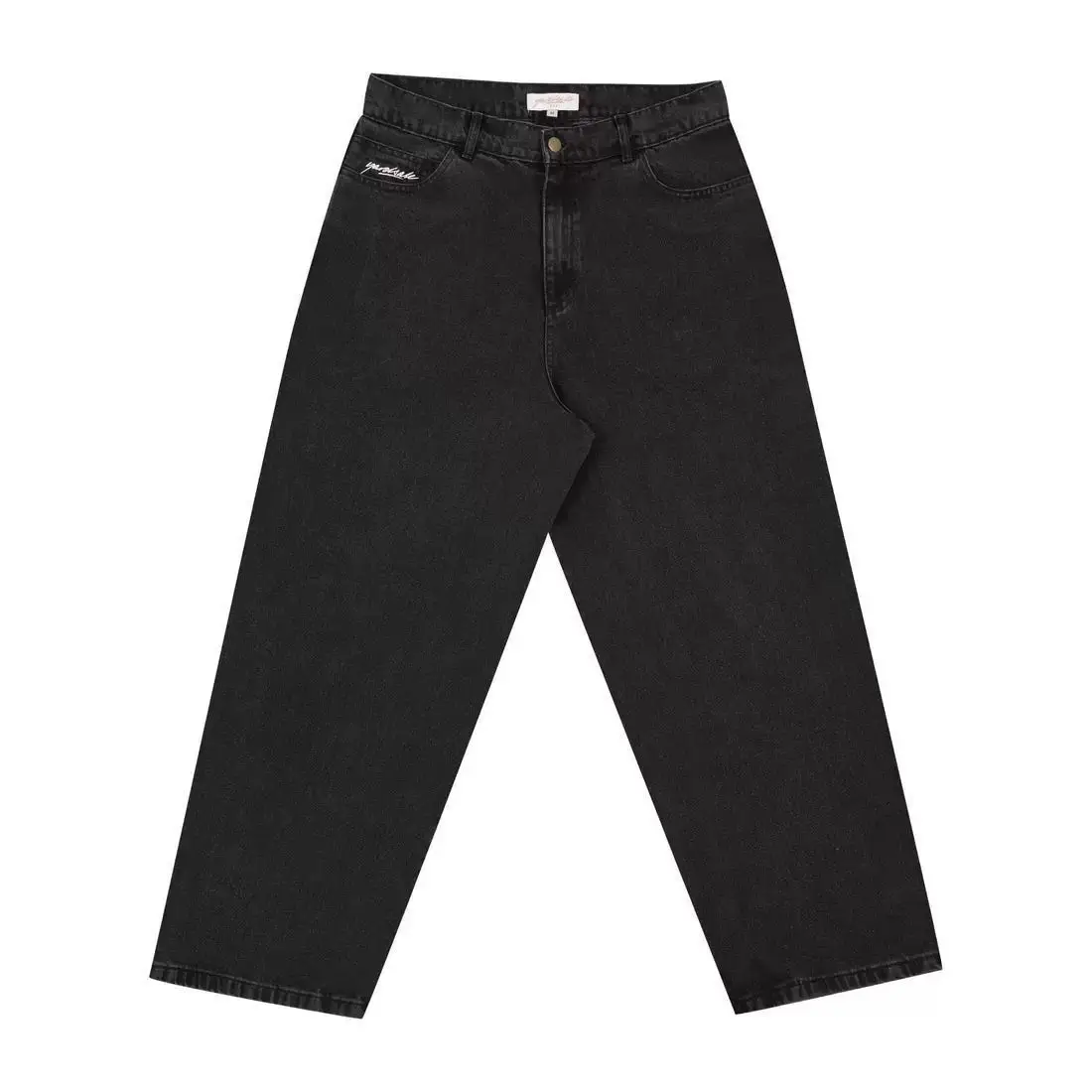 Description Picture 5 of itemY2k American street skateboard letter jeans hip-hop new trend men and women loose washed fashion mid-waist retro wide-leg pants