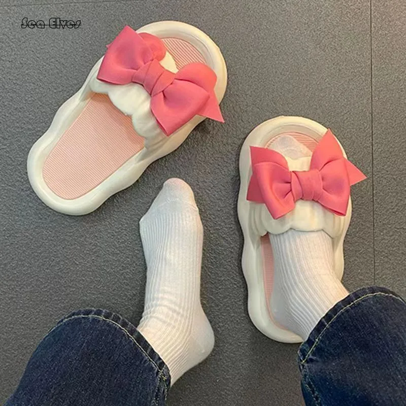 couple slippers unisex shoes indoor home soft non slip home slippers women men wear resistant massage comfortable slippers new 2024 New Breathable, Anti Slip, and Wear Resistant Tie Sandal Slippers Women's Thick Sole Slippers Indoor Home Anti Slip Soft