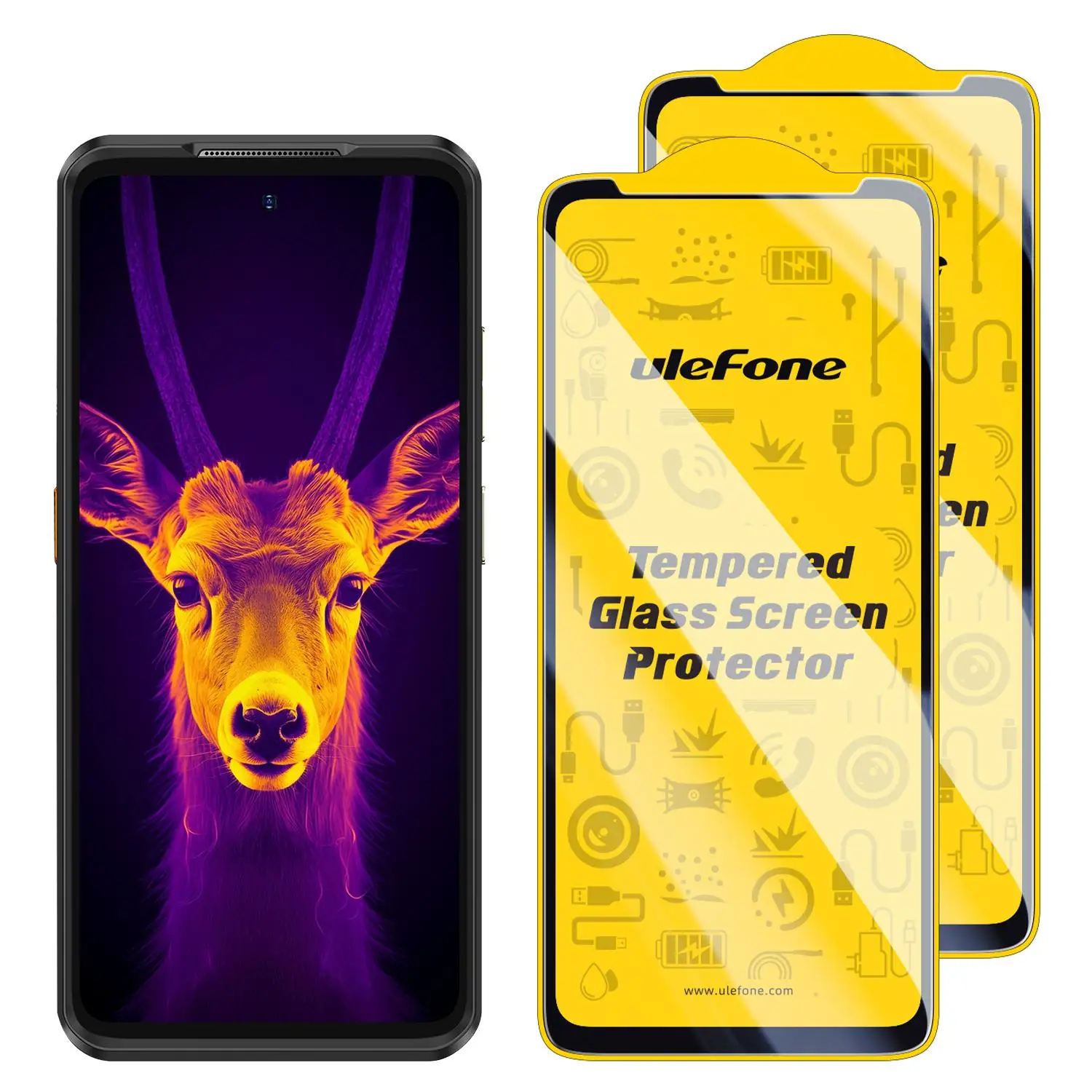 Premium 2-Pack HD Anti-Fingerprint Tempered Glass Screen Protector