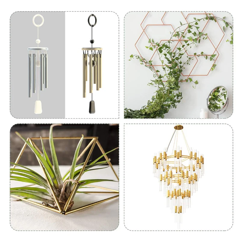 Versatile Brass Tube Set with Multiple Diameter and Length Options