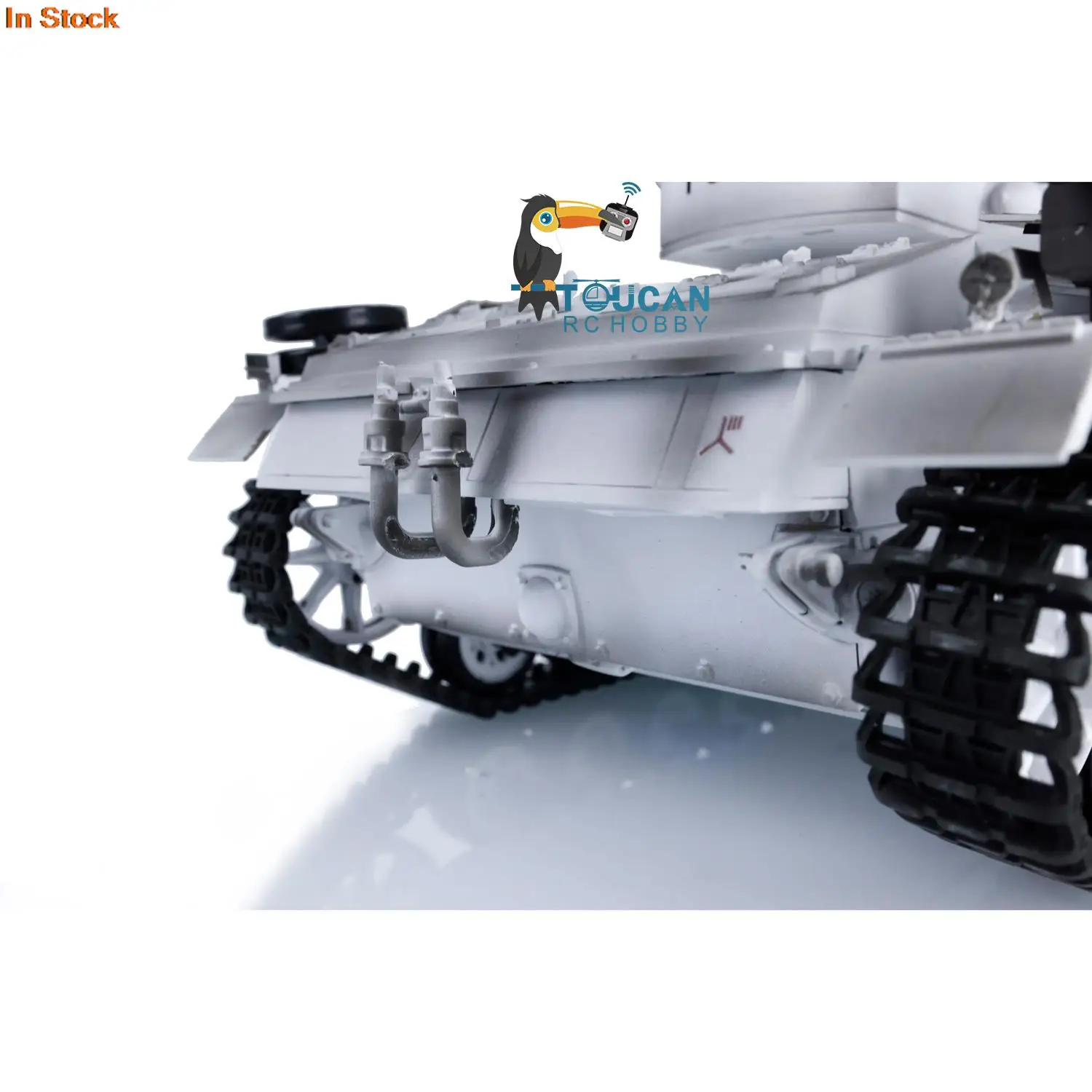 Heng Long 1/16 Snow FPV Camera 7.0 Customized Panzer III H RTR RC Tank 3849 Metal Wheels Gearbox Army BB Smoke Unit Toys TH17378 5