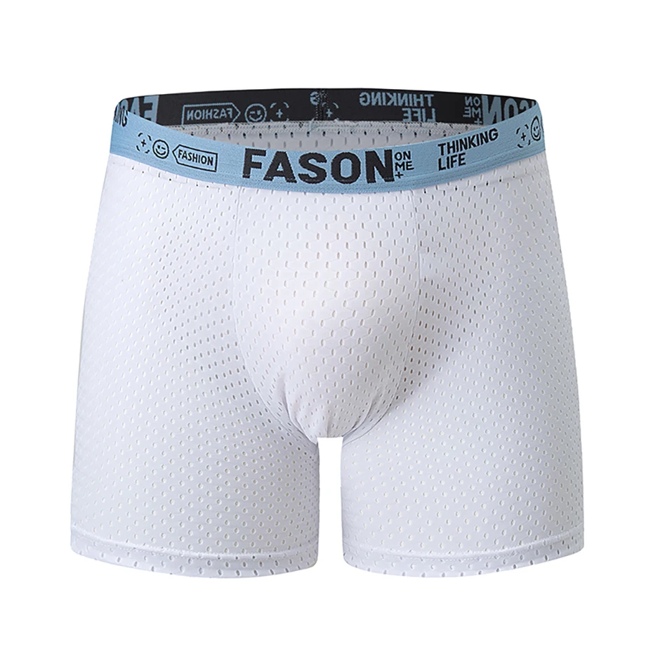 5-piece Set Of Men's Solid Color Underwear Breathable Quick Drying Fashionable Sporty Comfortable And Suitable For Teenagers