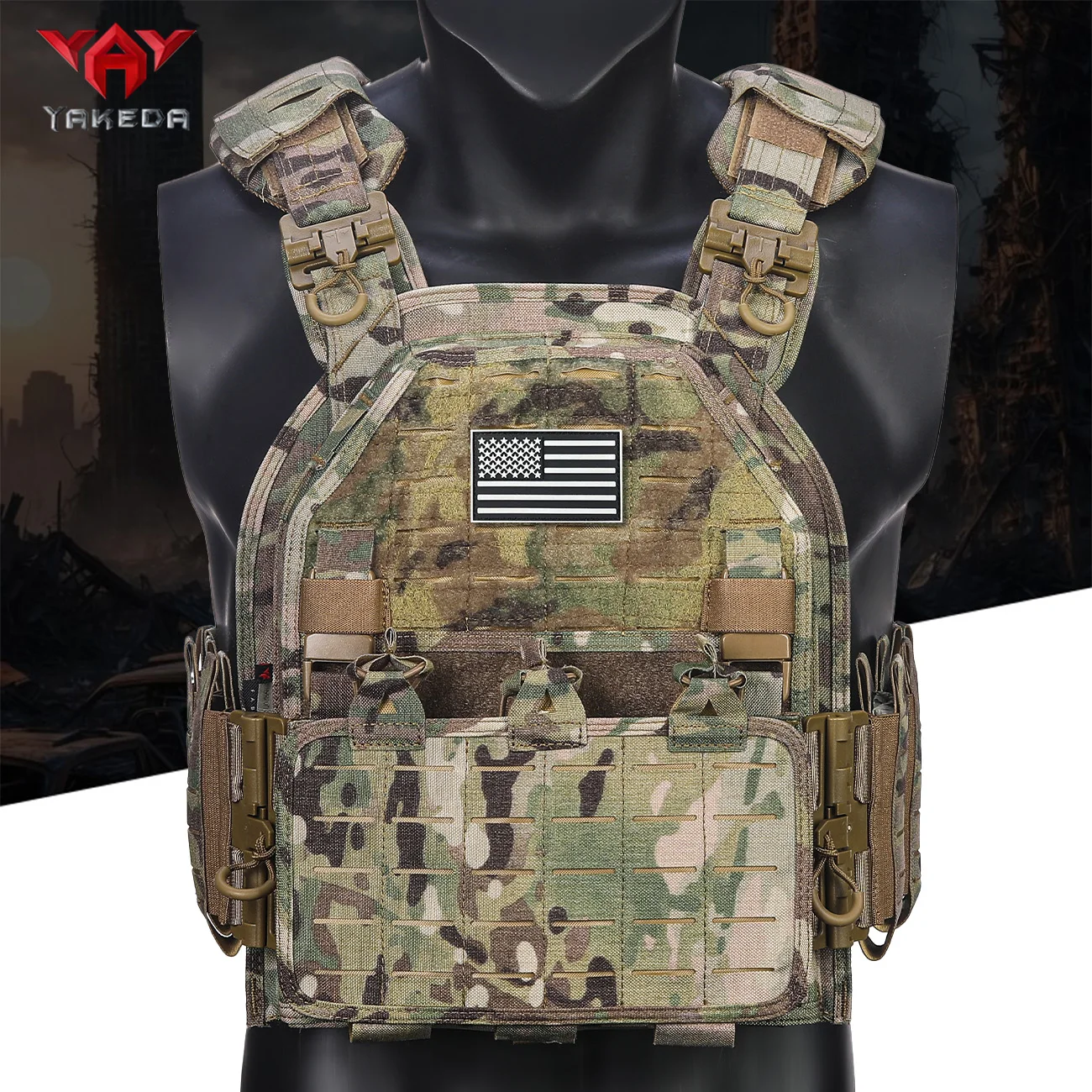 Waterproof MOLLE Training Vest for Outdoor Hunting