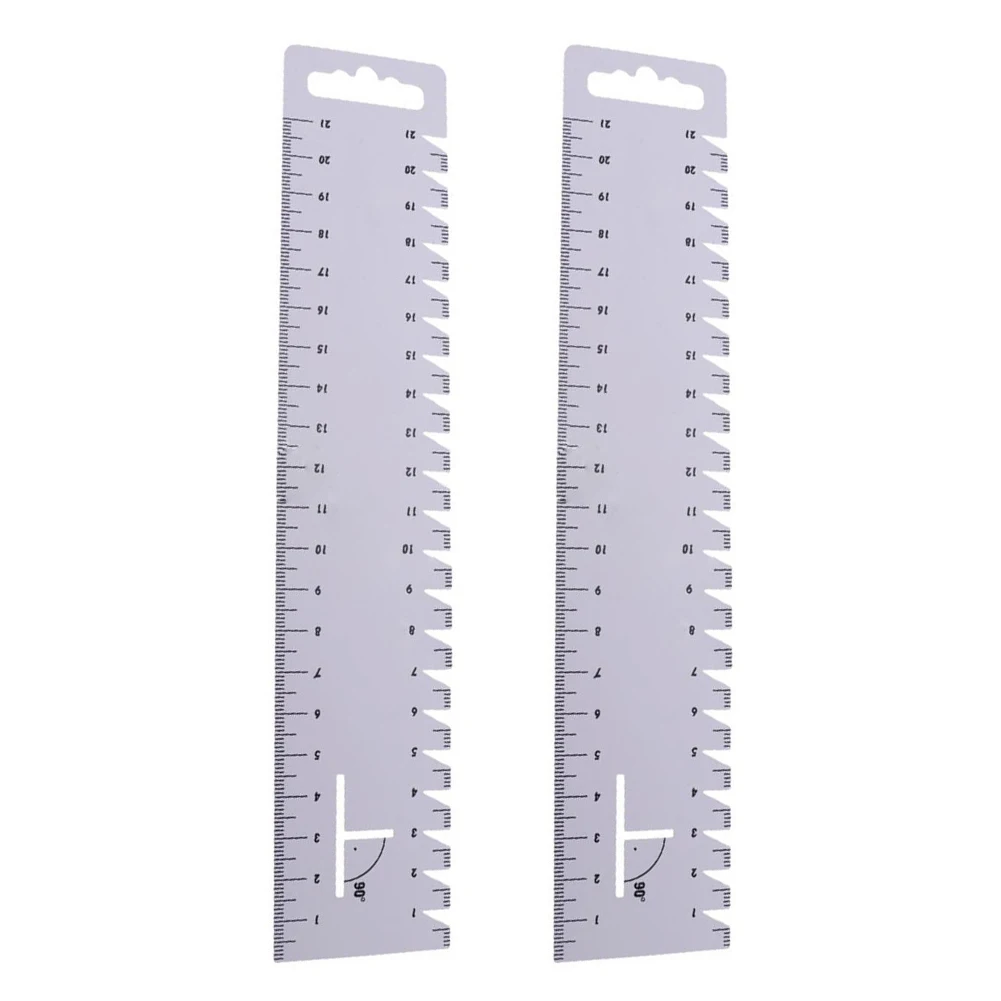 2PCS Sewing Patchwork Ruler Kit 230*40*0.64mm Ultrathin Soft Sewing Tools Quilting Handmade 21cm Gauge Patchwork Ruler