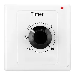 Advanced Digital Timer Control Switch - Electronic Countdown Controller, AC250V 15A (TIMING 15MIN)