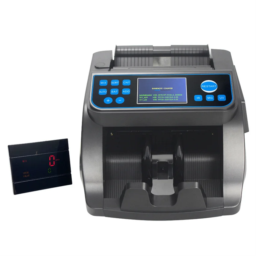 6000E EUR Value Money Cash Counter with TFT display Fake Bill Detector ...