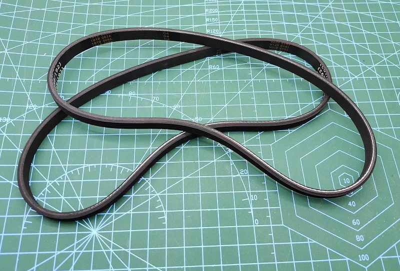 Rubber Drive Belt para Cortador de Grama 6pj490 Compatível com Qualcast M2e1232m M2e1032m 6pj490